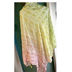 Stella & Dot It's All Gonna Happen 100% Modal Colorful Scarf/Wrap Multi Color OS